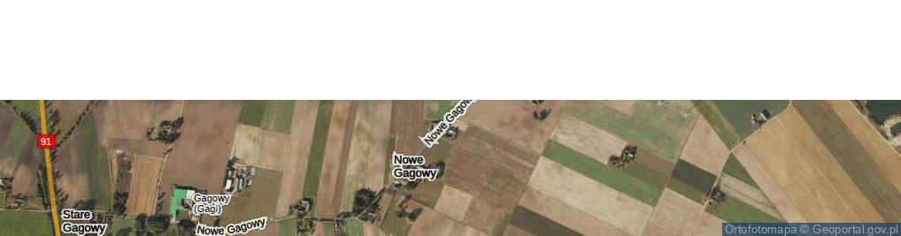 Zdjęcie satelitarne Nowe Gagowy ul.